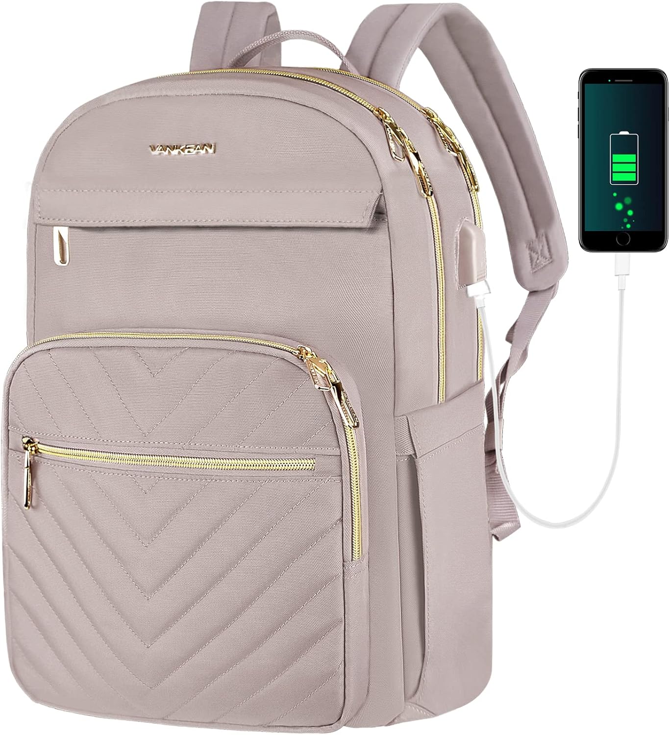 SlimTech Pack | Laptop Backpack USB Charging for Business Travel Work