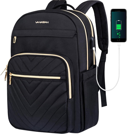 SlimTech Pack | Laptop Backpack USB Charging for Business Travel Work