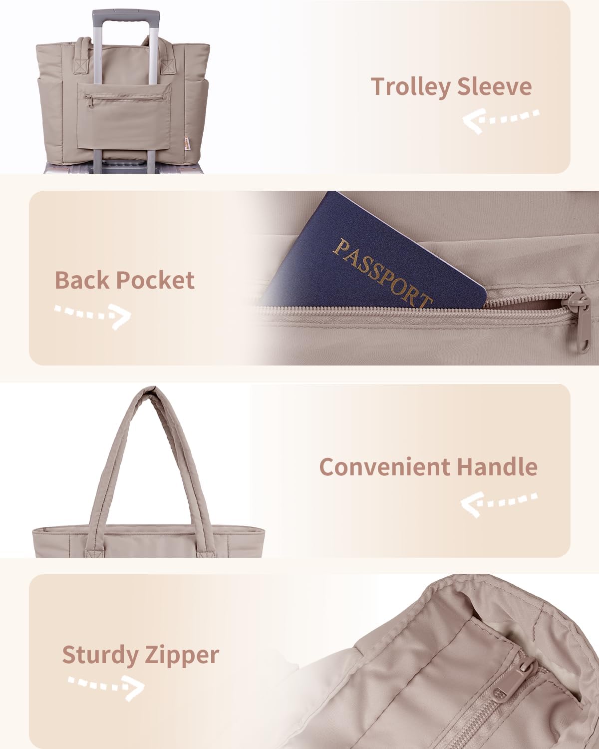 QuiltTote Pro | Padded Laptop Bag with Tumbler Holder for Work Commute