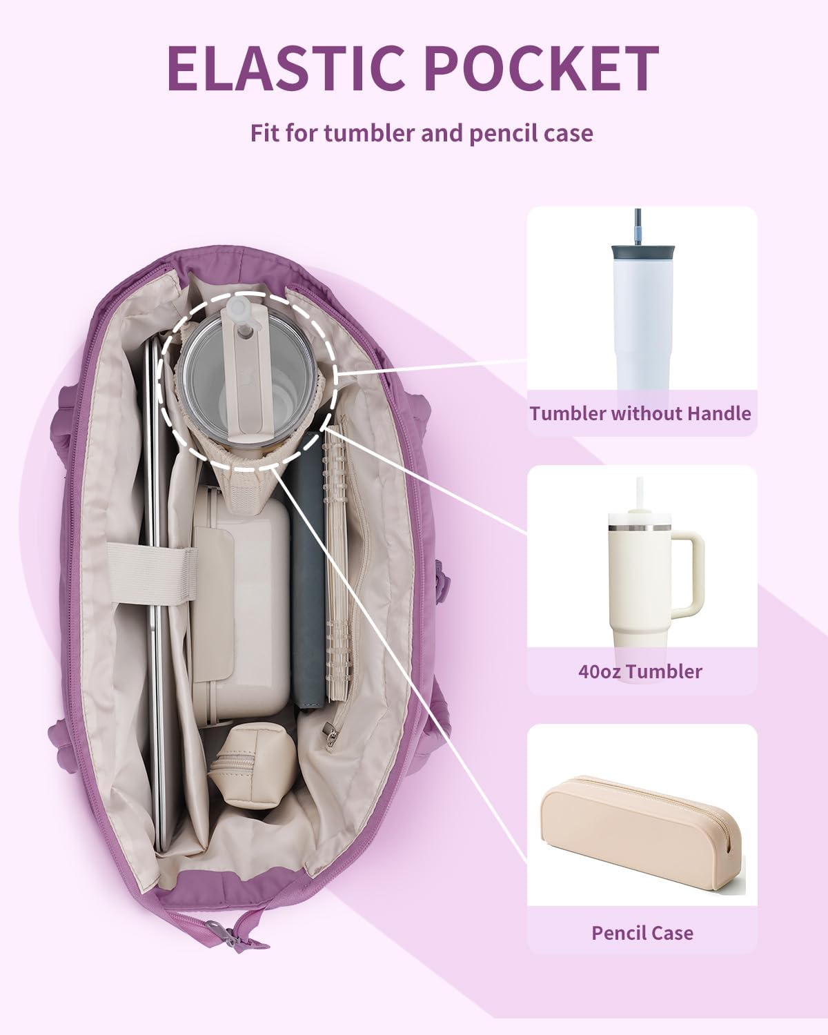 QuiltTote Pro | Padded Laptop Bag with Tumbler Holder for Work Commute