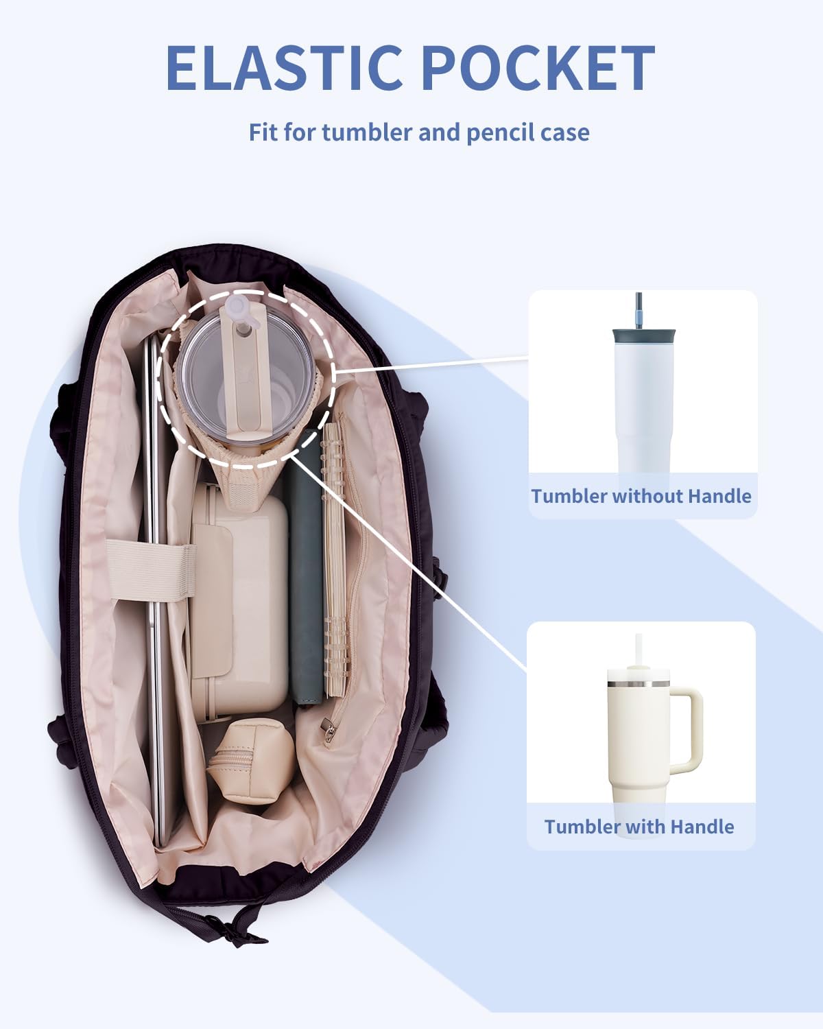 QuiltTote Pro | Padded Laptop Bag with Tumbler Holder for Work Commute