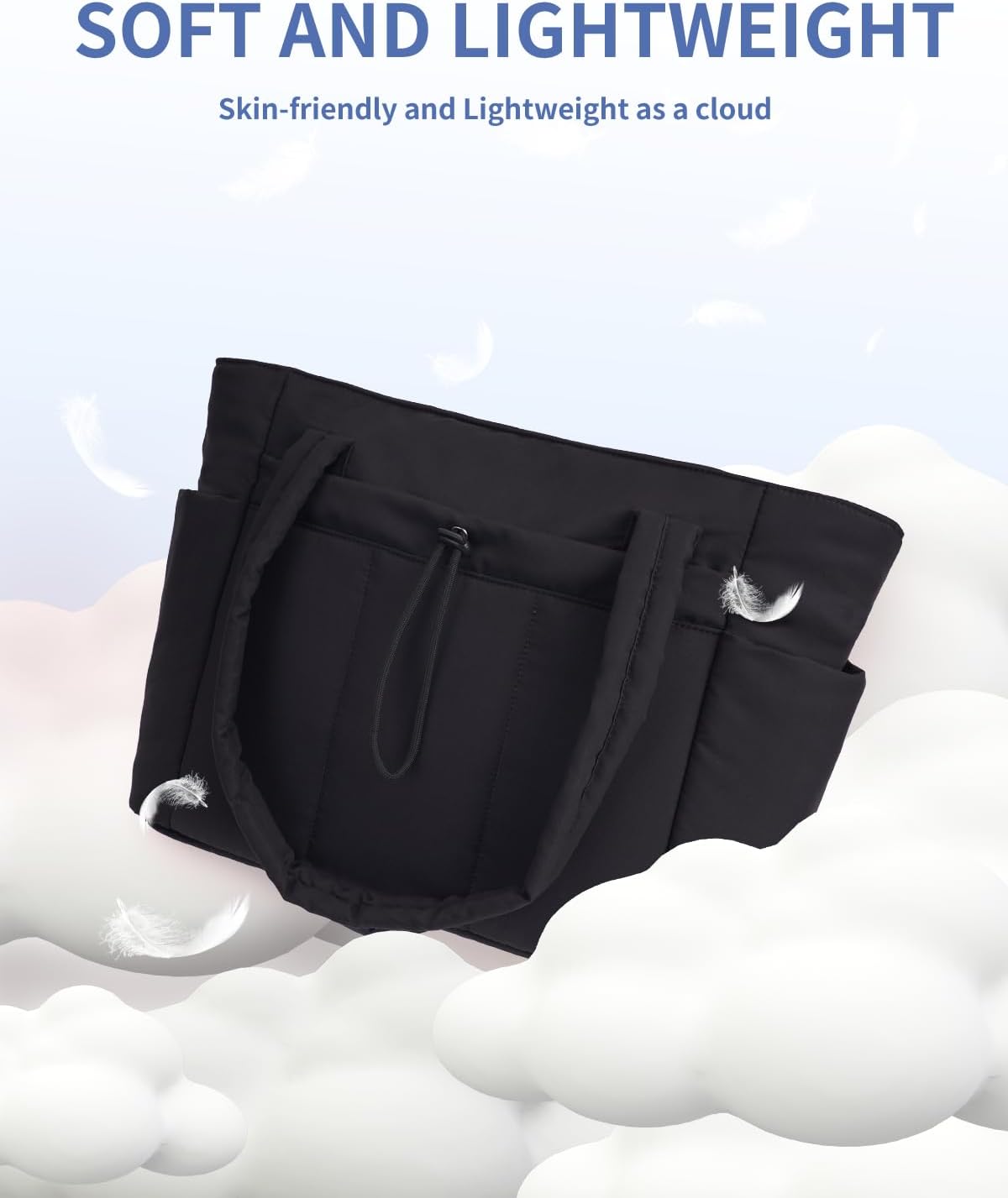 QuiltTote Pro | Padded Laptop Bag with Tumbler Holder for Work Commute
