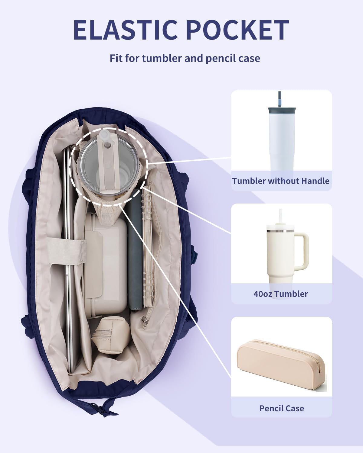 QuiltTote Pro | Padded Laptop Bag with Tumbler Holder for Work Commute