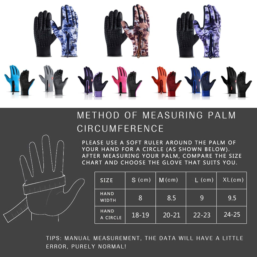 ArcticGrip Gloves | Waterproof Heated Thermal Gloves Touchscreen Winter Cycling