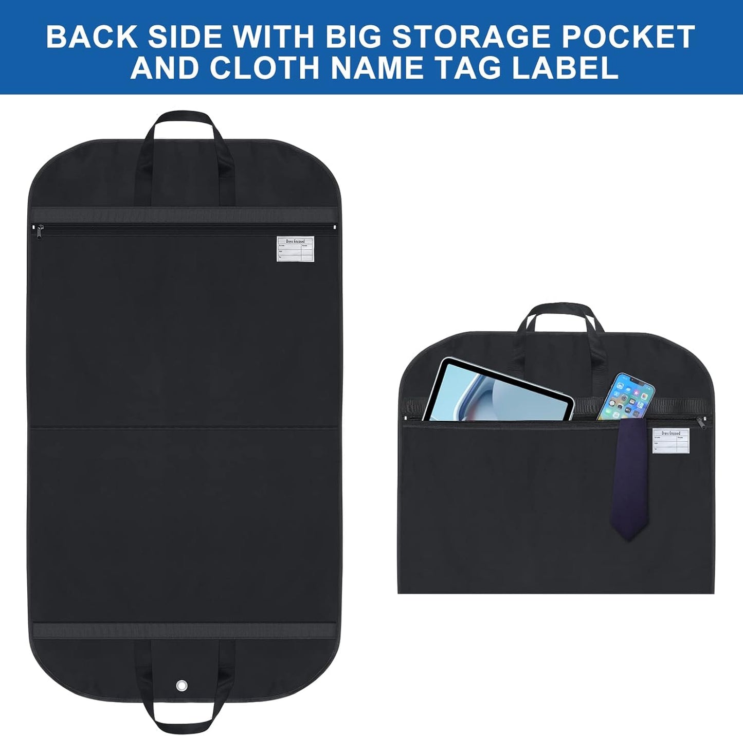 SuitGuard Pro | Waterproof Garment Bag Suit Cover with Pockets for Travel
